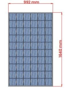 280 w güneş paneli ölçüleri resmi